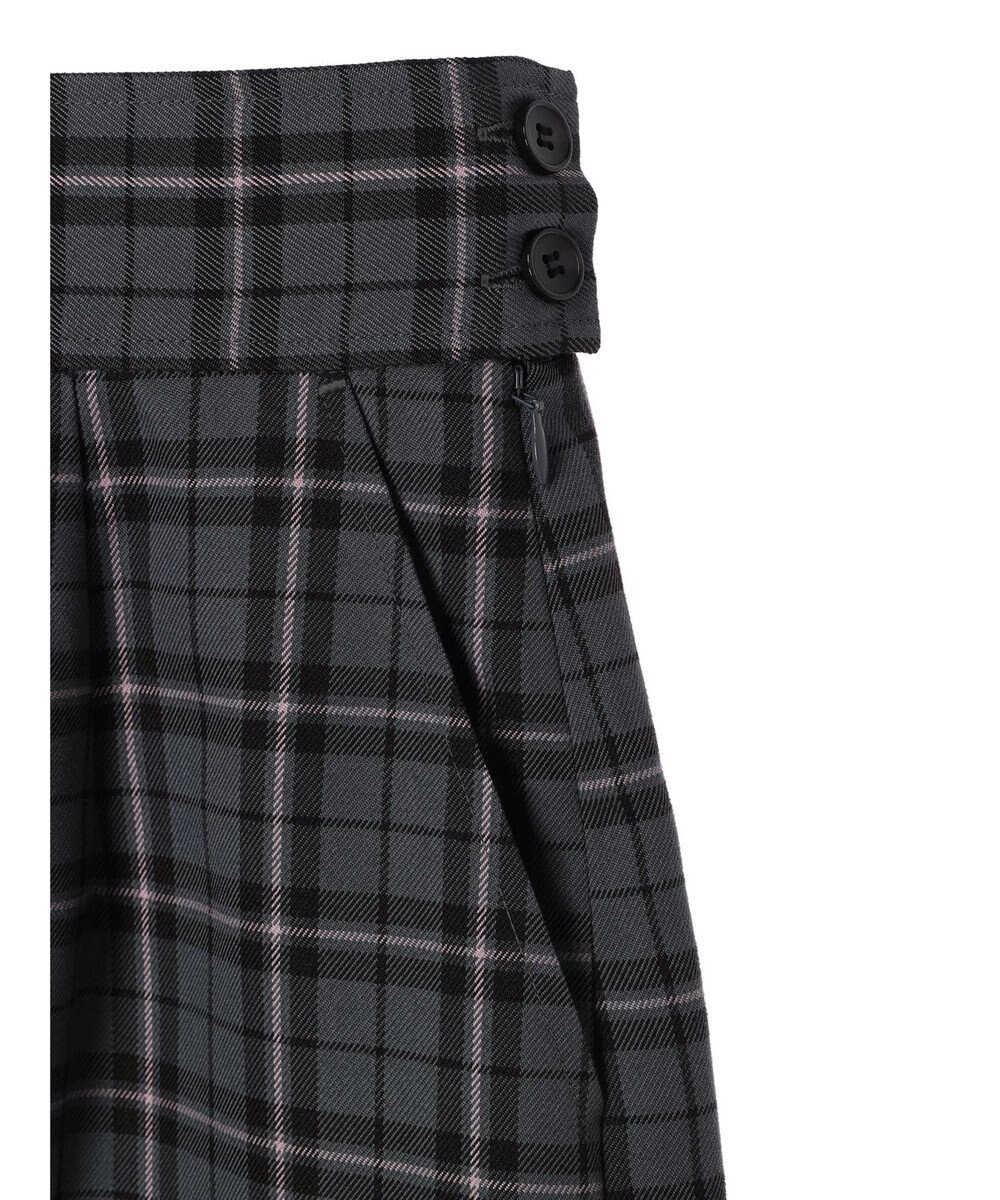 earth music&ecology チェックナロースカート 