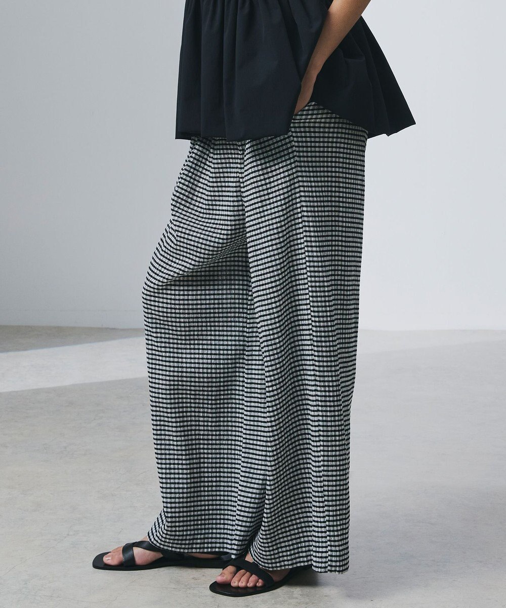 uncrave 【ご好評につき追加生産】ギンガムチェック ワイドパンツ 