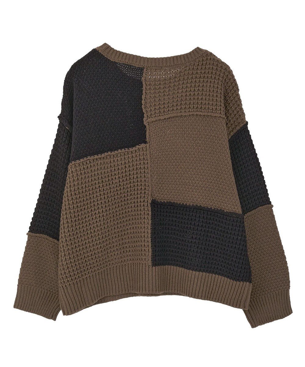 CRAFT STANDARD BOUTIQUE パッチワークニットプルオーバー 