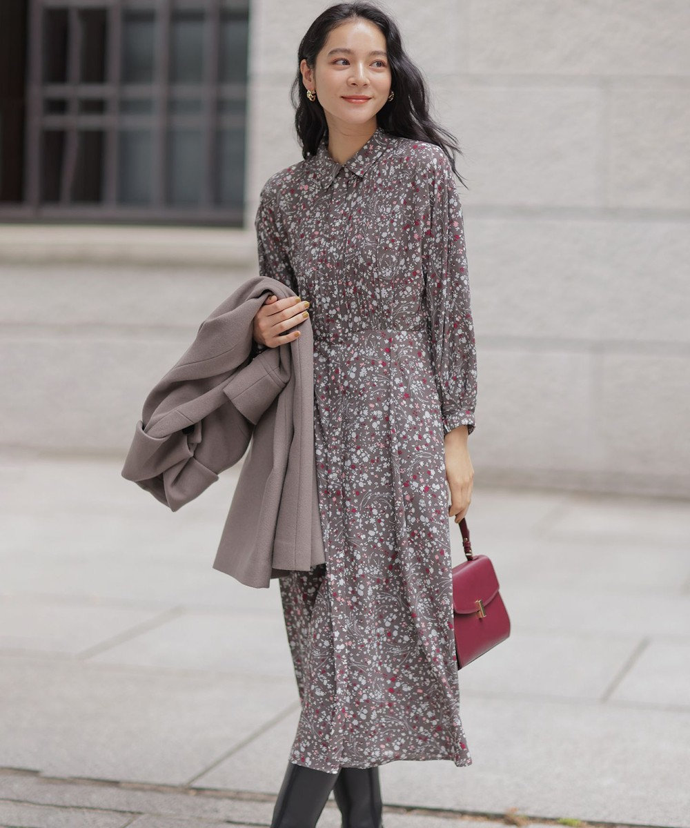 組曲 L プティフラワープリント ワンピース 