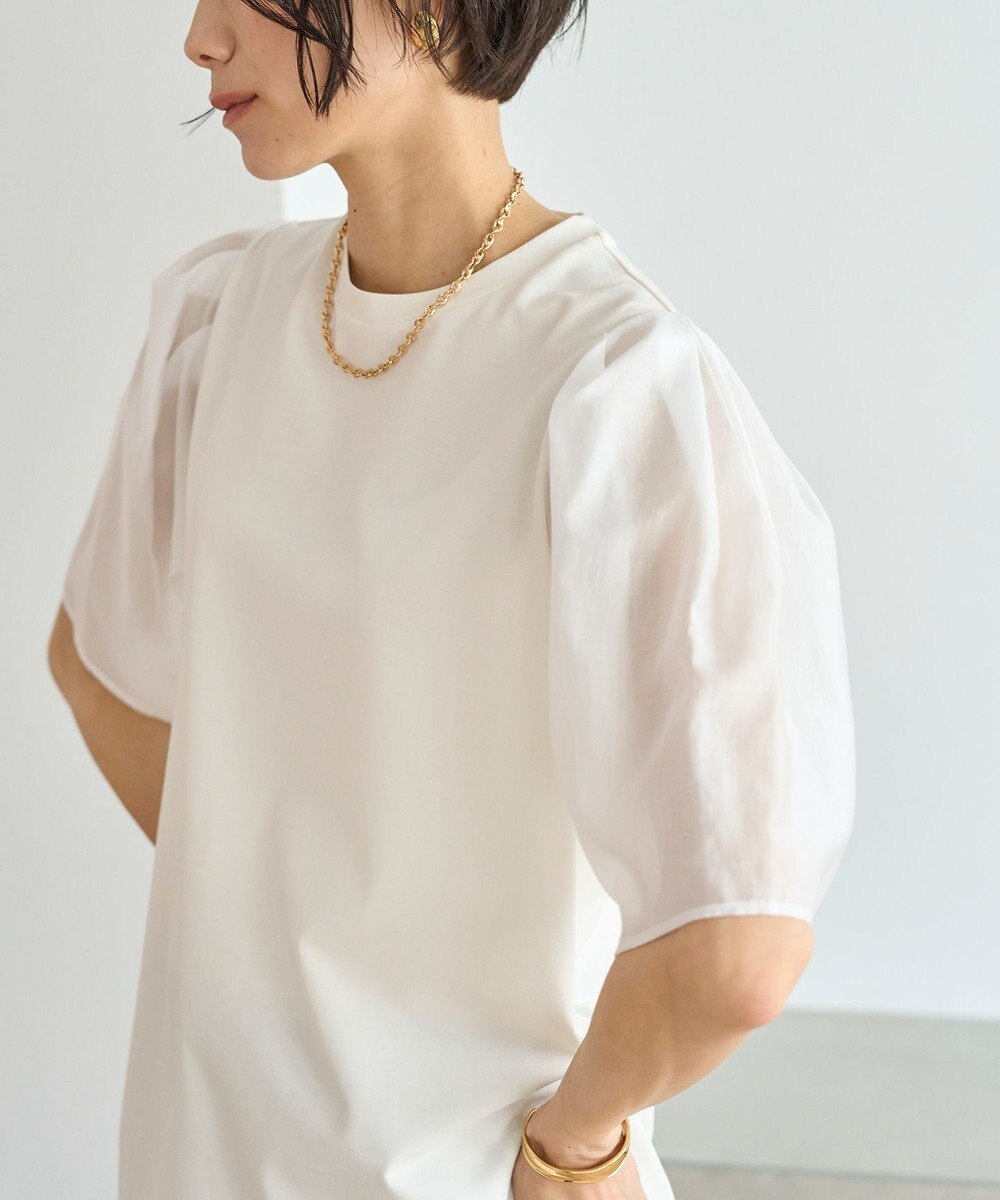 UNFILO BEAUTY FORM シアースリーブＴシャツ 