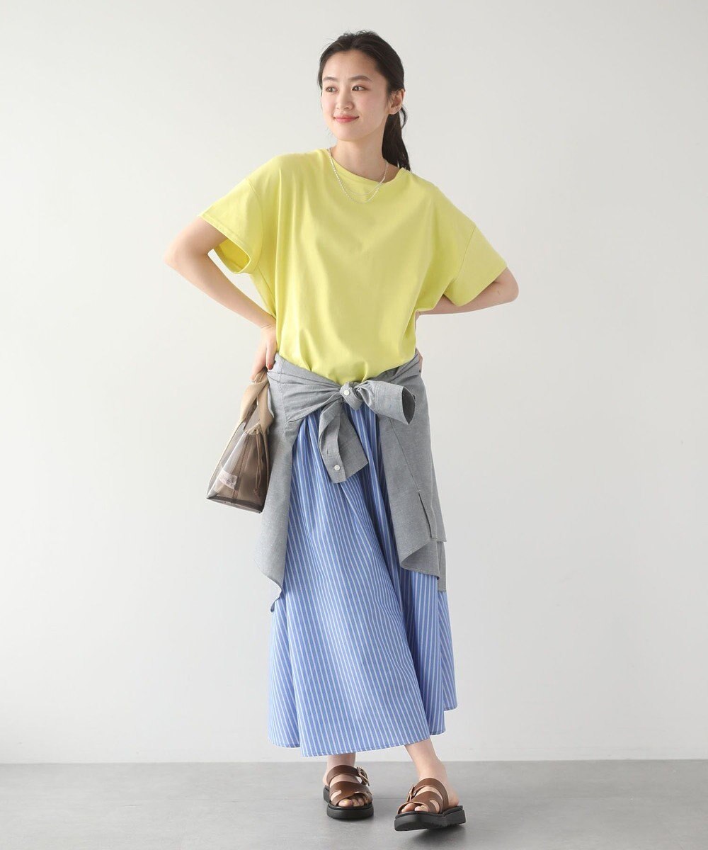 Green Parks 綿麻混シャツ 