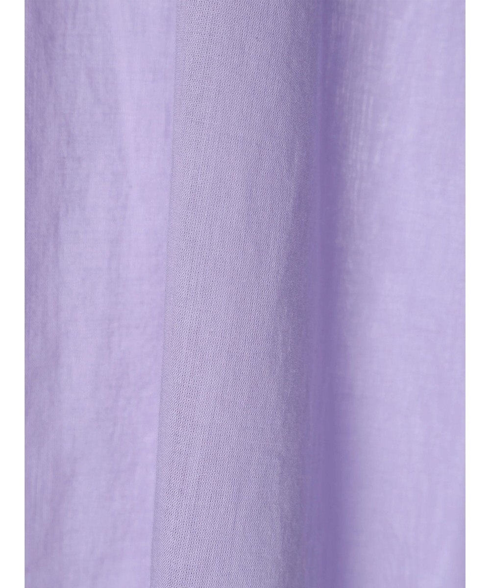 Green Parks インド綿　パイピングバンドカラーシャツチュニック 