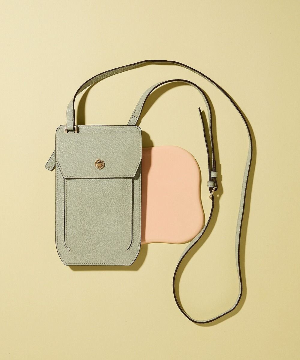 TOPKAPI 【TOPKAPI】バイカラー レザー モバイルポシェット LEAN リーン 