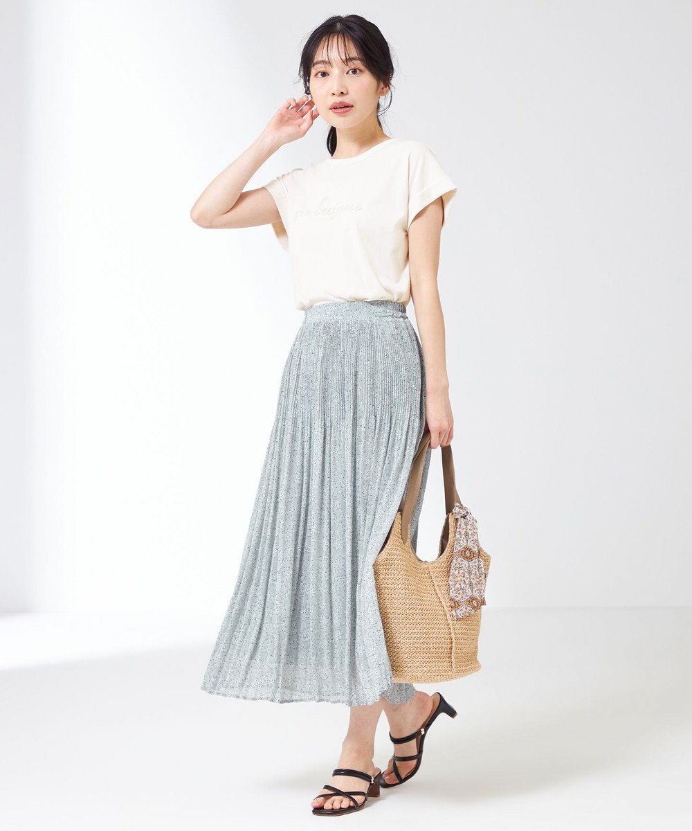 ANY SIS エンボスロゴ Tシャツ 