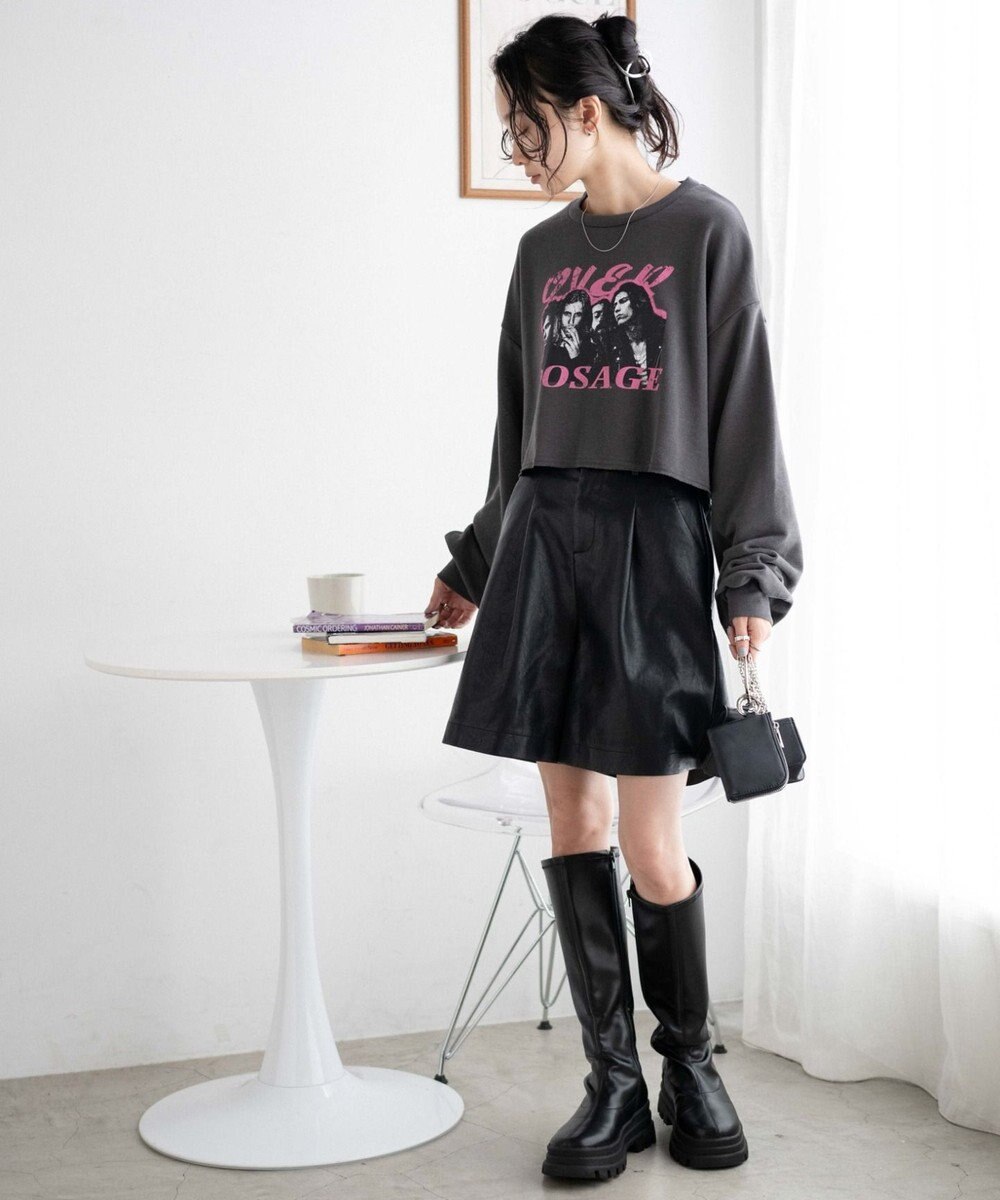 WEGO ヴィンテージライクショートスウェット 