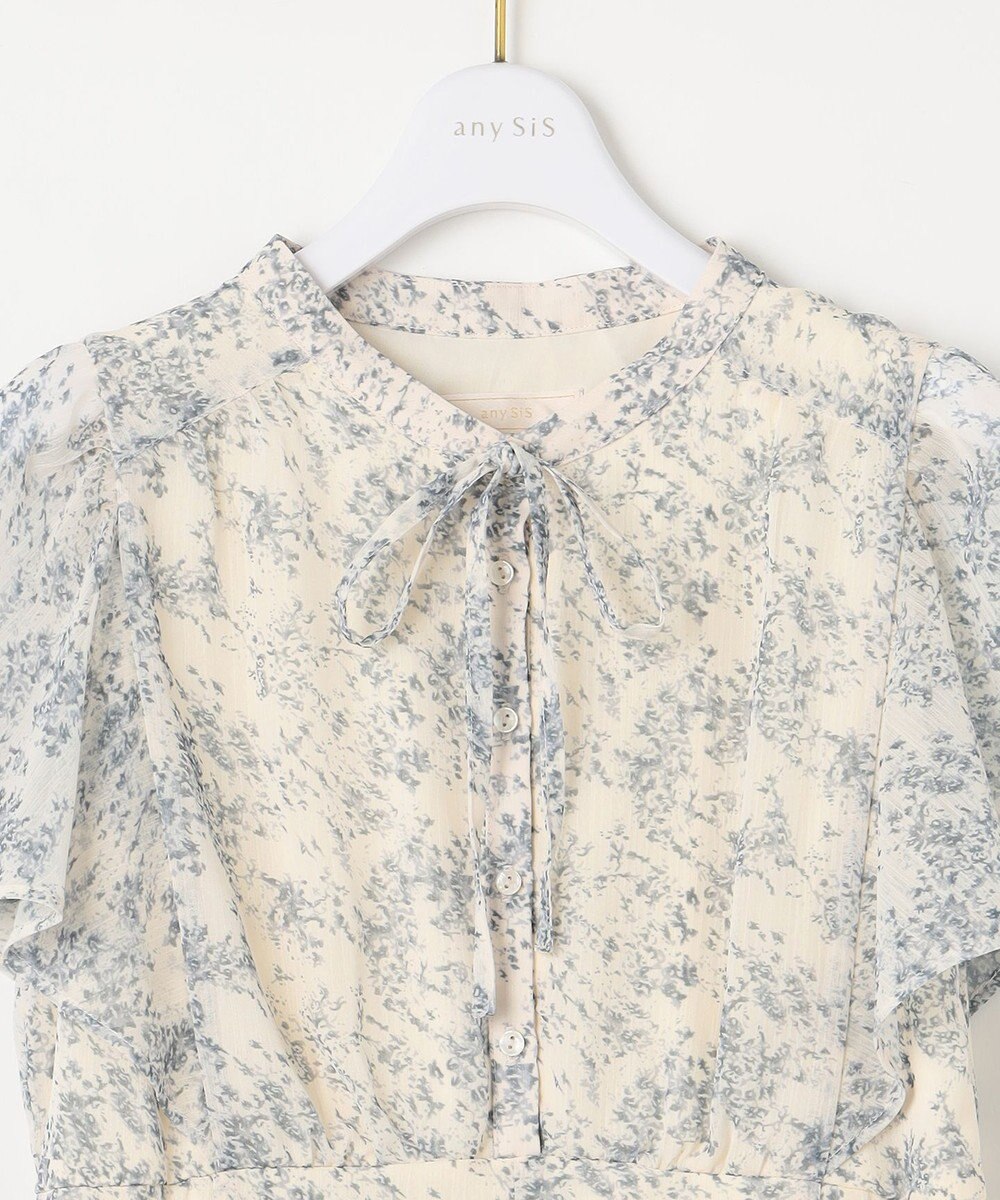 ANY SIS S 【低身長企画】ミニフラワープリント ワンピース 