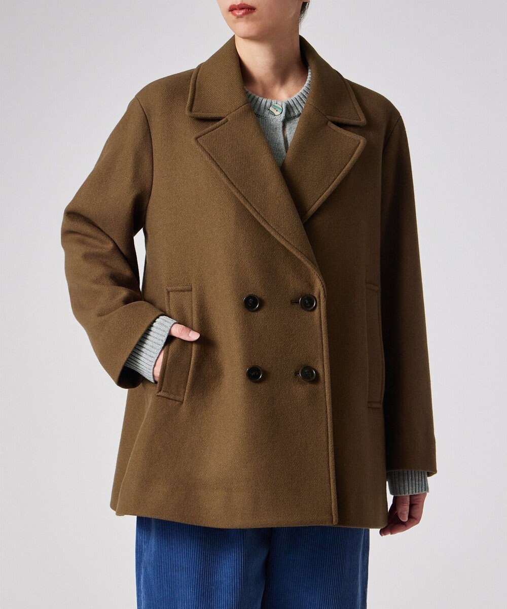 Paul Smith ウールカルゼ ショート ピーコート 