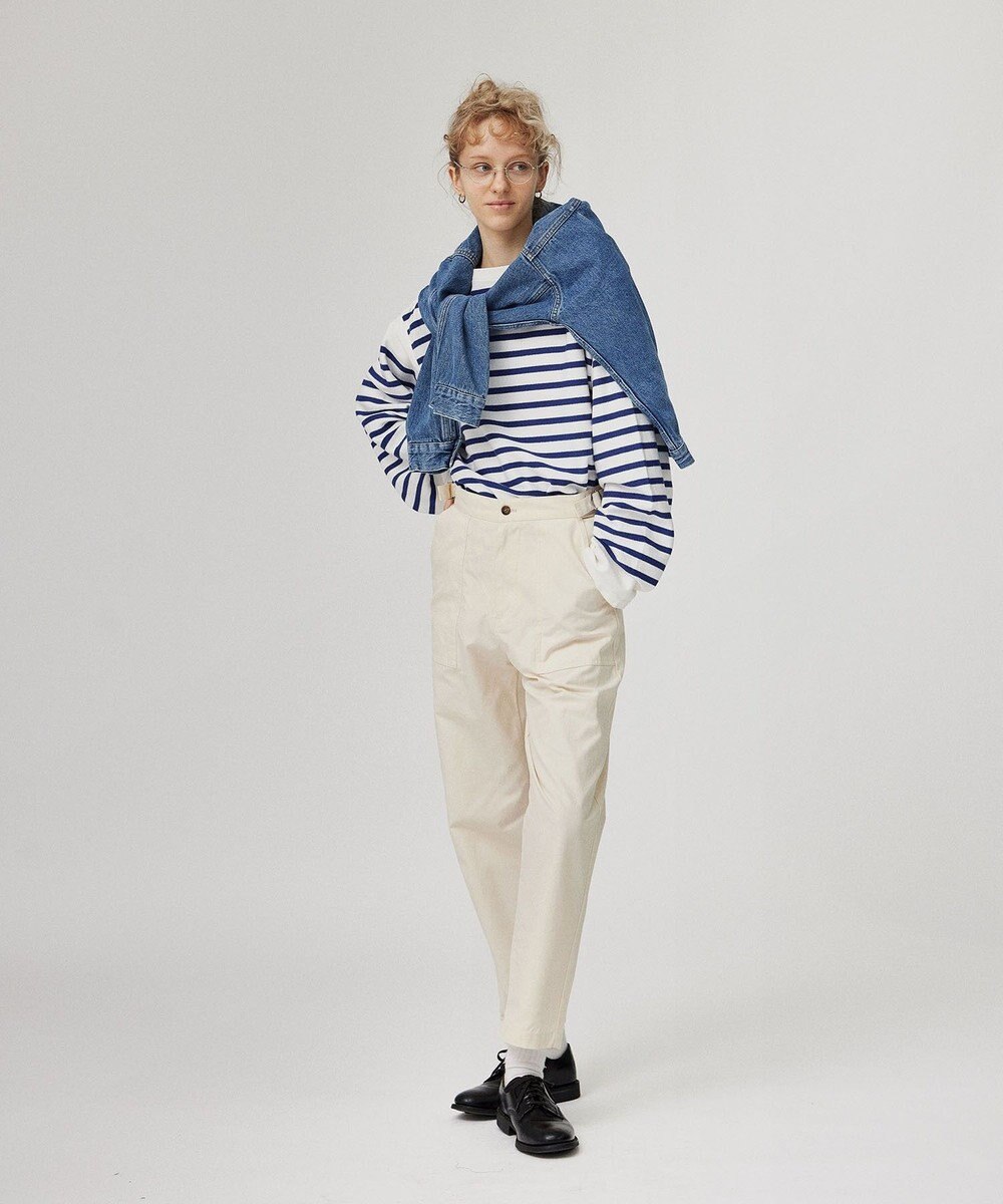 LENO UTILITY TROUSERS《UNISEX》ベイカーパンツ 