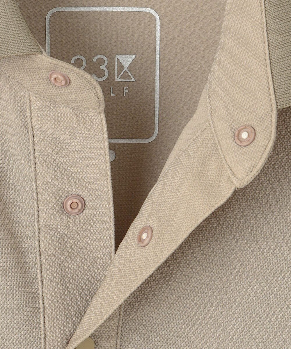 23区GOLF 【MEN】機能に優れた新素材「AIR TOOL」ポケットポロシャツ 