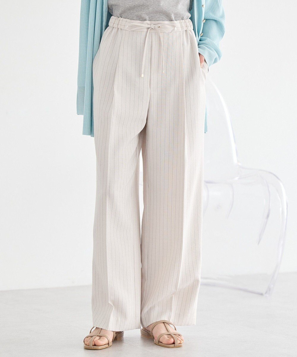 earth music&ecology 【セットアップ対応】リネンライクリラックスパンツ 