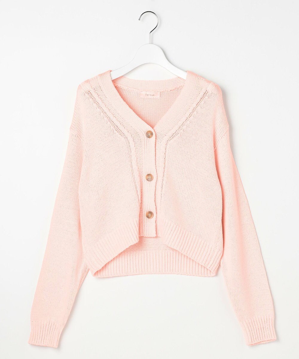 Feroux ゆるニット カーディガン 