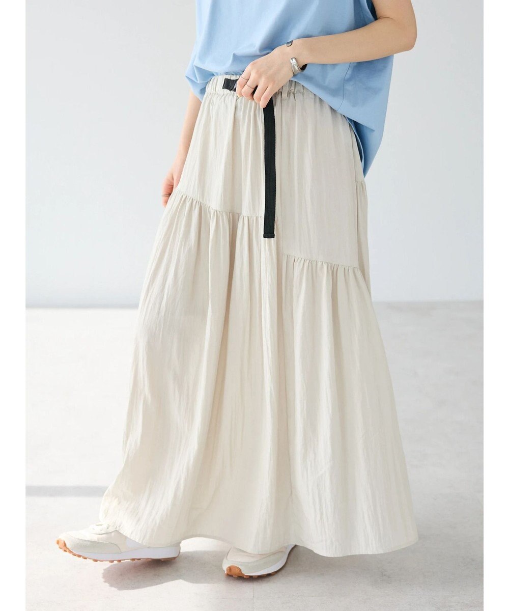 CRAFT STANDARD BOUTIQUE ガチャベルトティアードスカート 