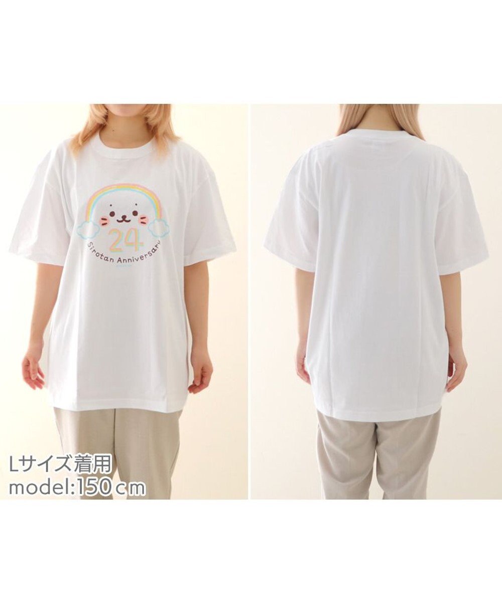 Mother garden しろたん 24周年アニバーサリー柄 Tシャツ 半袖 
