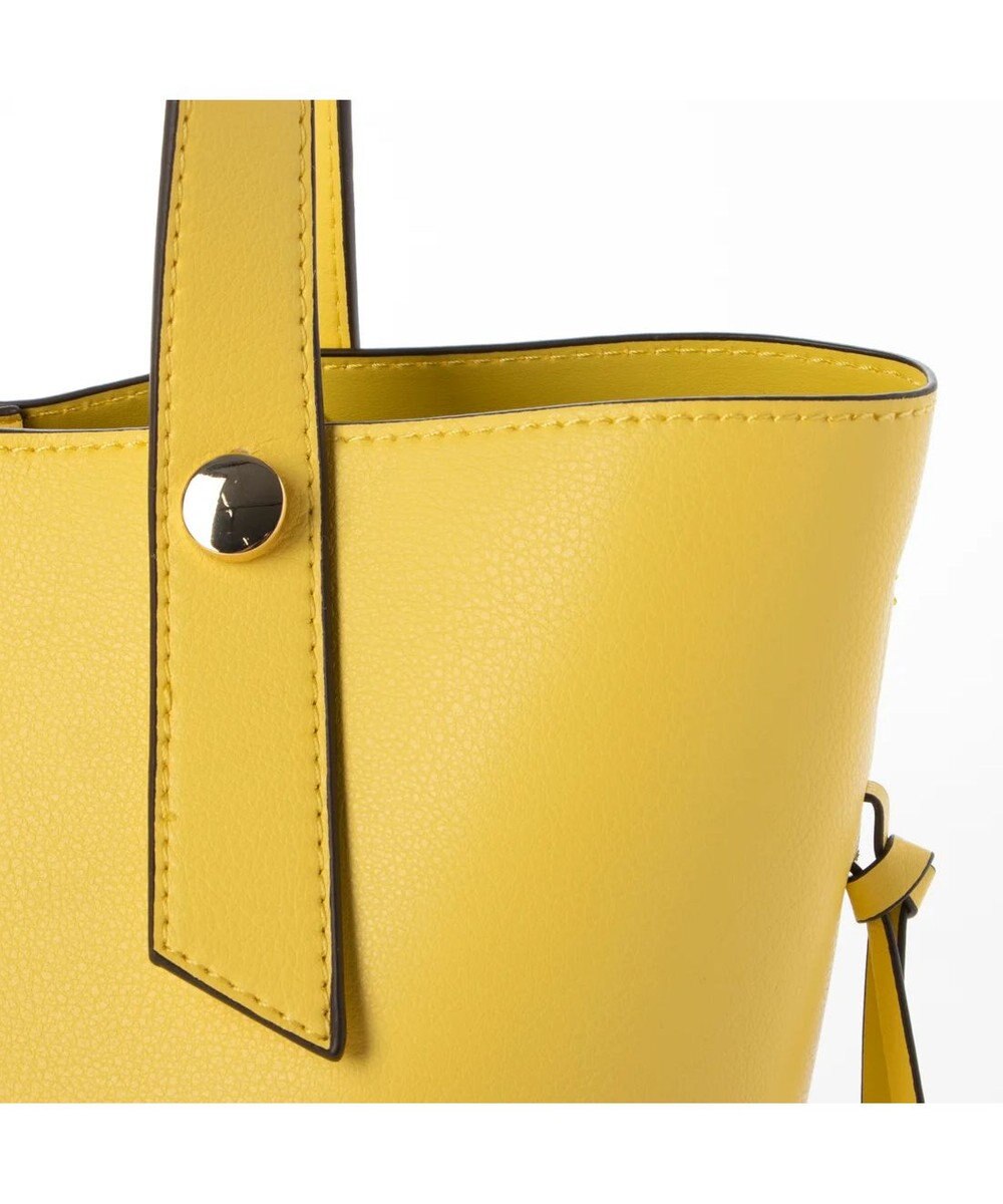 UNBILLION cachecache スタッズポイント両面合皮2wayトートバッグ 