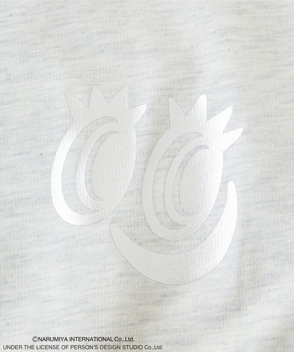 Green Parks ＡＮＧＥＬ　ＢＬＵＥ箔プリントＺＩＰカーディガン 