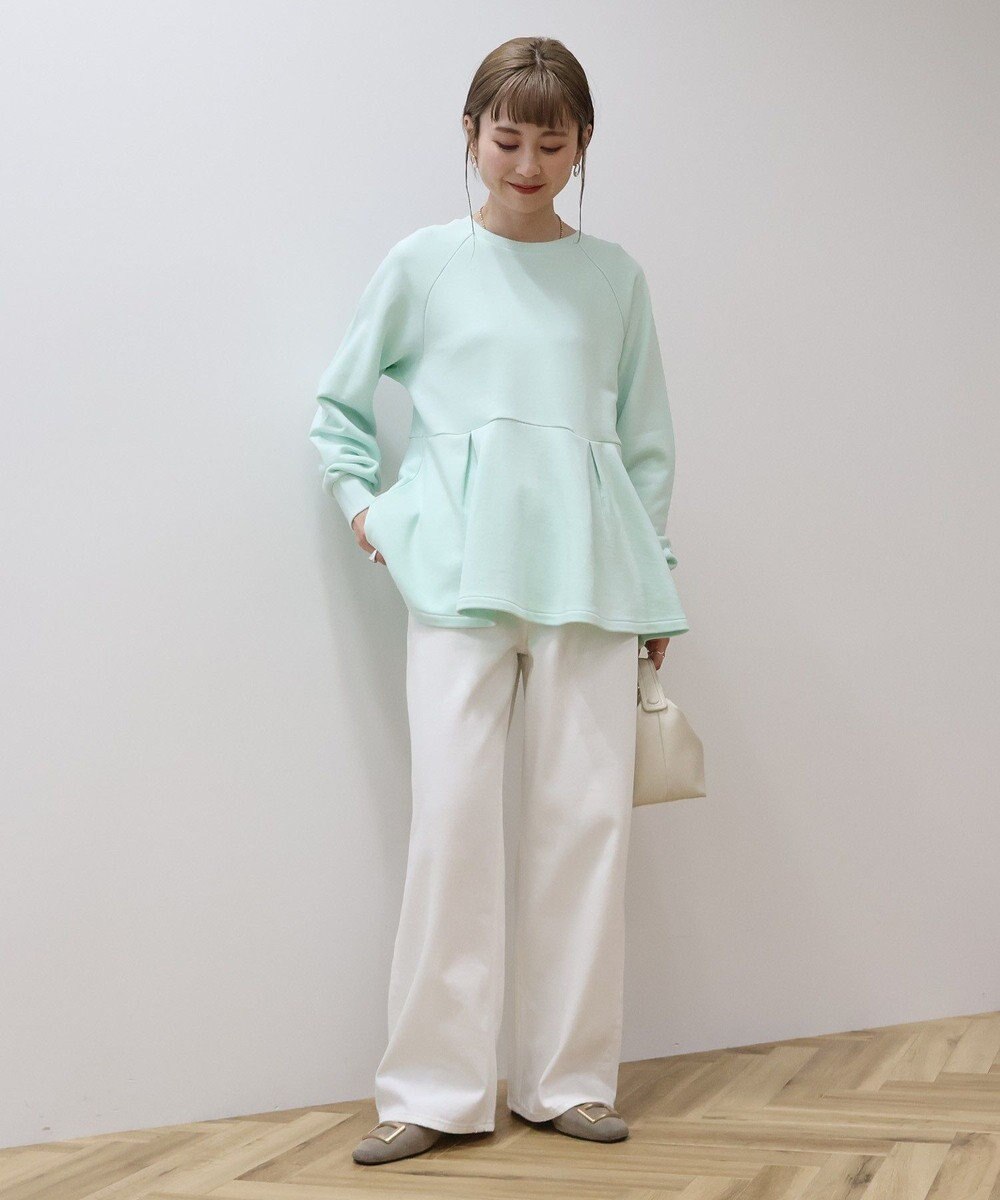 AMERICAN HOLIC 袖ボリュームペプラムスウェット 