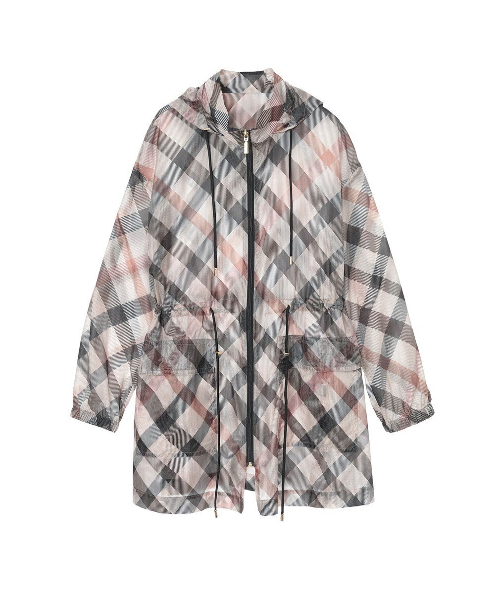 DAKS ハウスチェックシアー リップルコート 