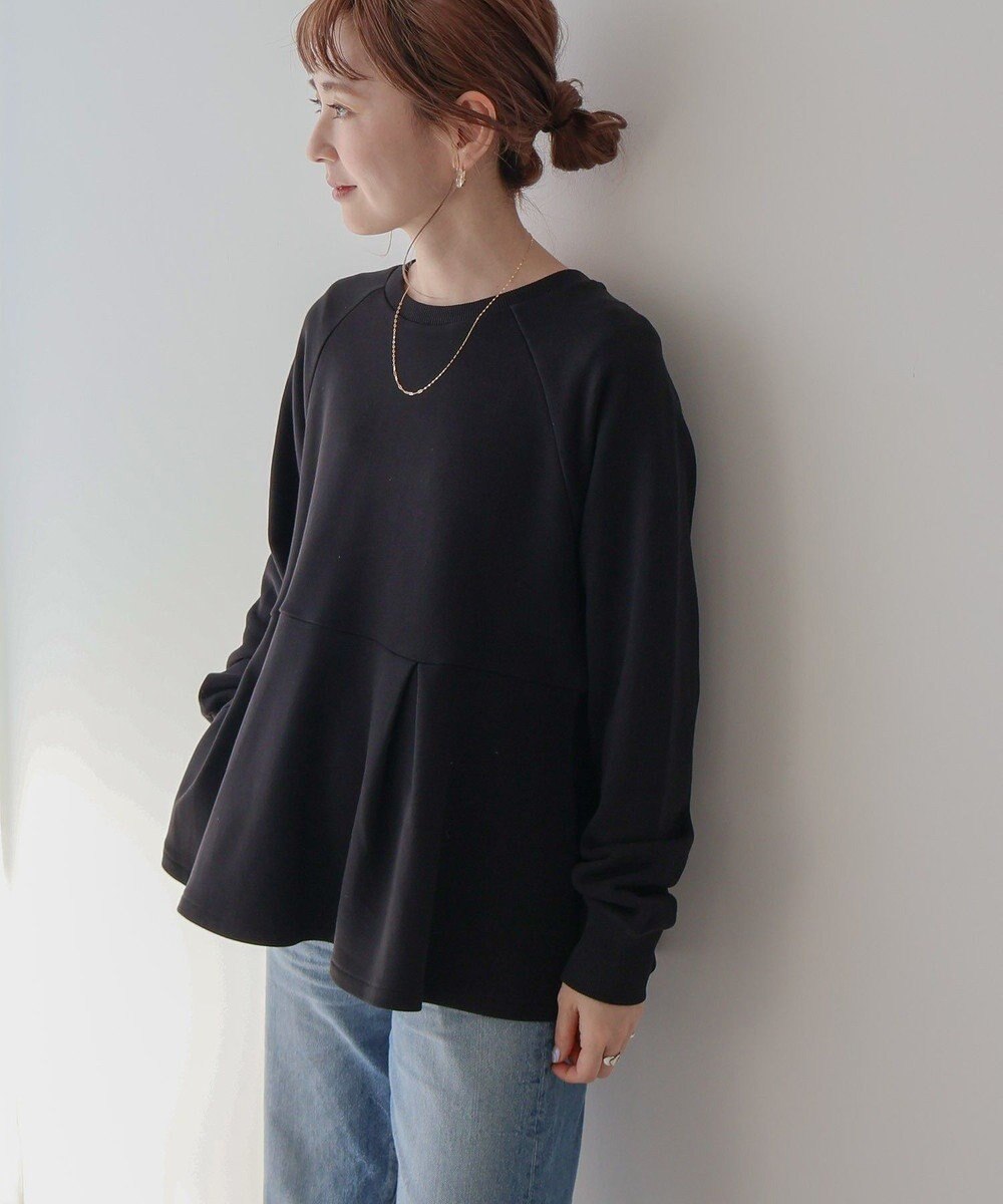 AMERICAN HOLIC 袖ボリュームペプラムスウェット 