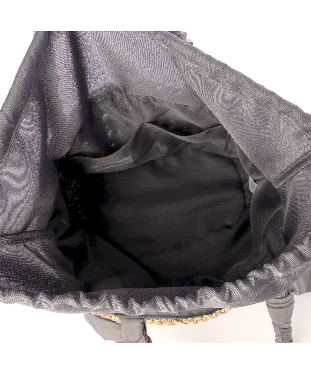 UNBILLION カシュカシュ cachecache / 下がりリボン柄編みトート 