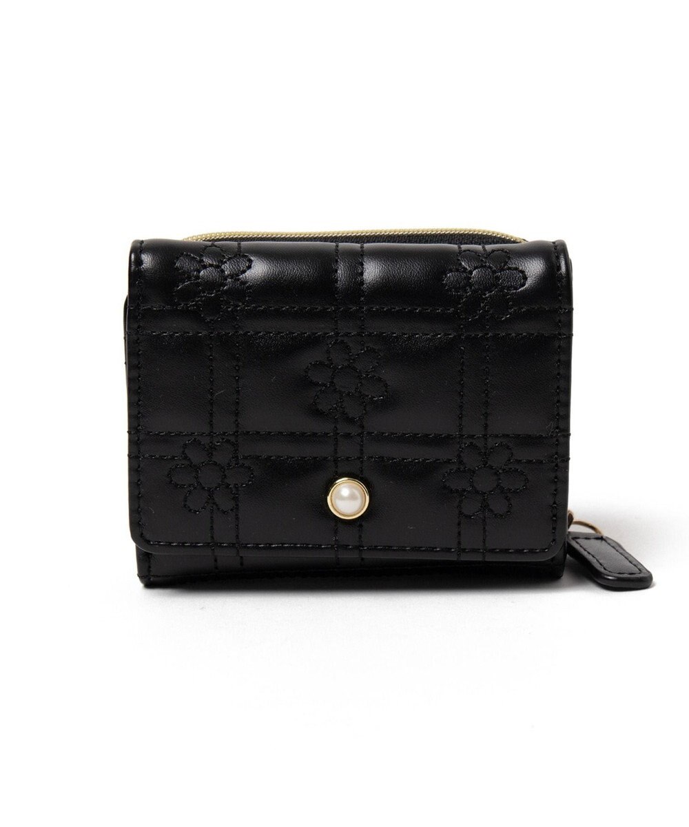 WEGO フラワーキルティングウォレット 