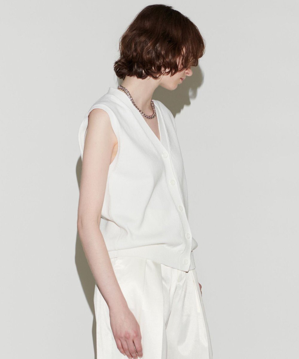 NAVE 【Nave 　洗える】ルピナス コットンニットベスト 