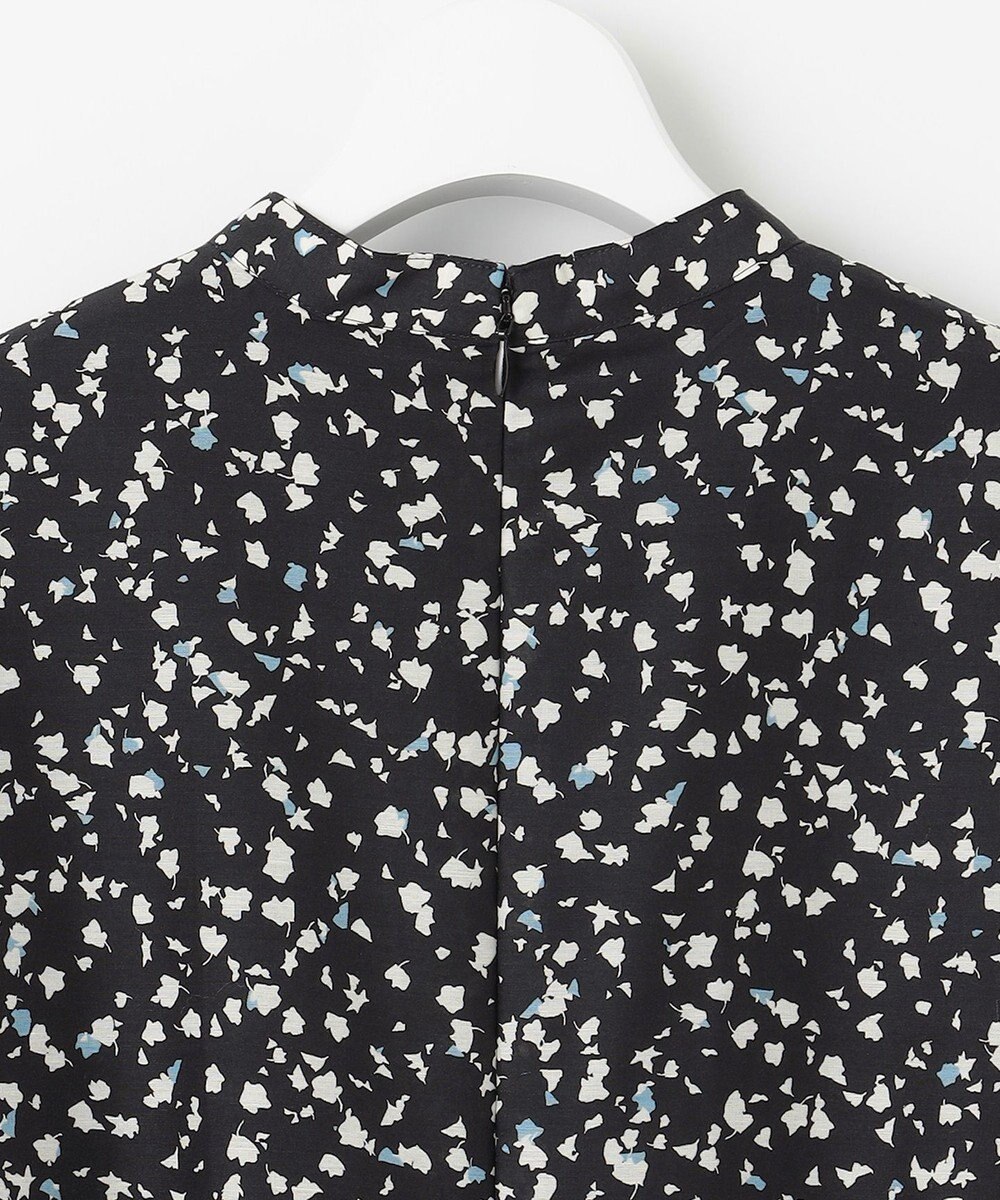 J.PRESS LADIES L 【洗える】スパンローンフラワープリント ワンピース 