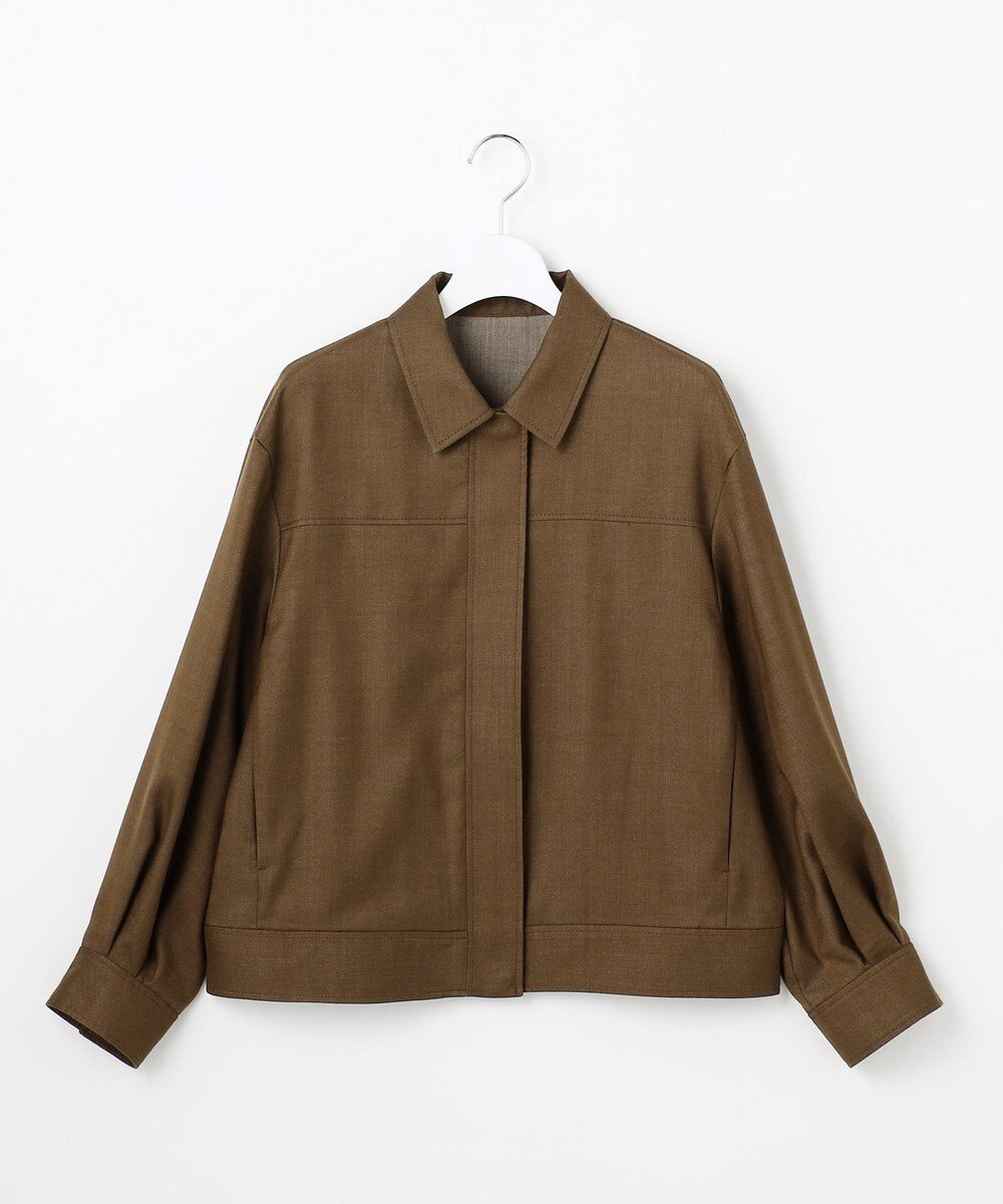 自由区 L 【17号サイズまで展開・SHIHOさん着用】デニムライクツイル ジャケット 