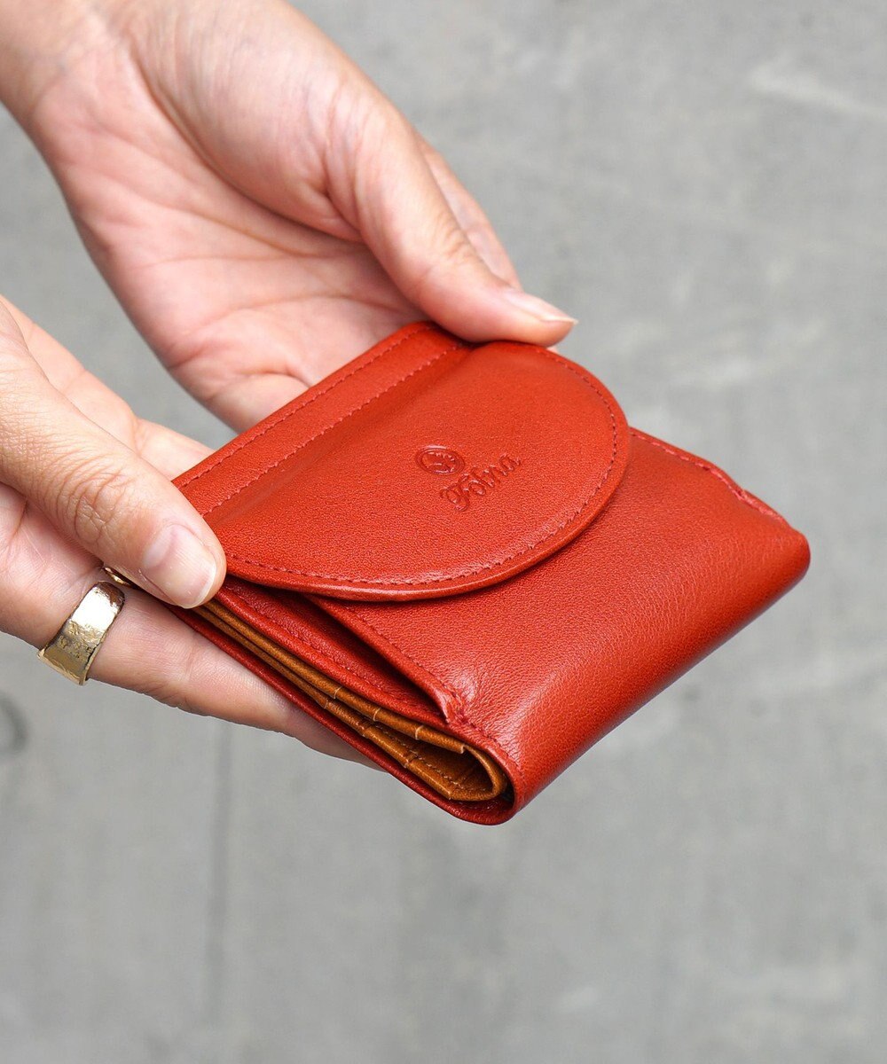 FOLNA RD ヌメオイルシュリンク二つ折り財布 