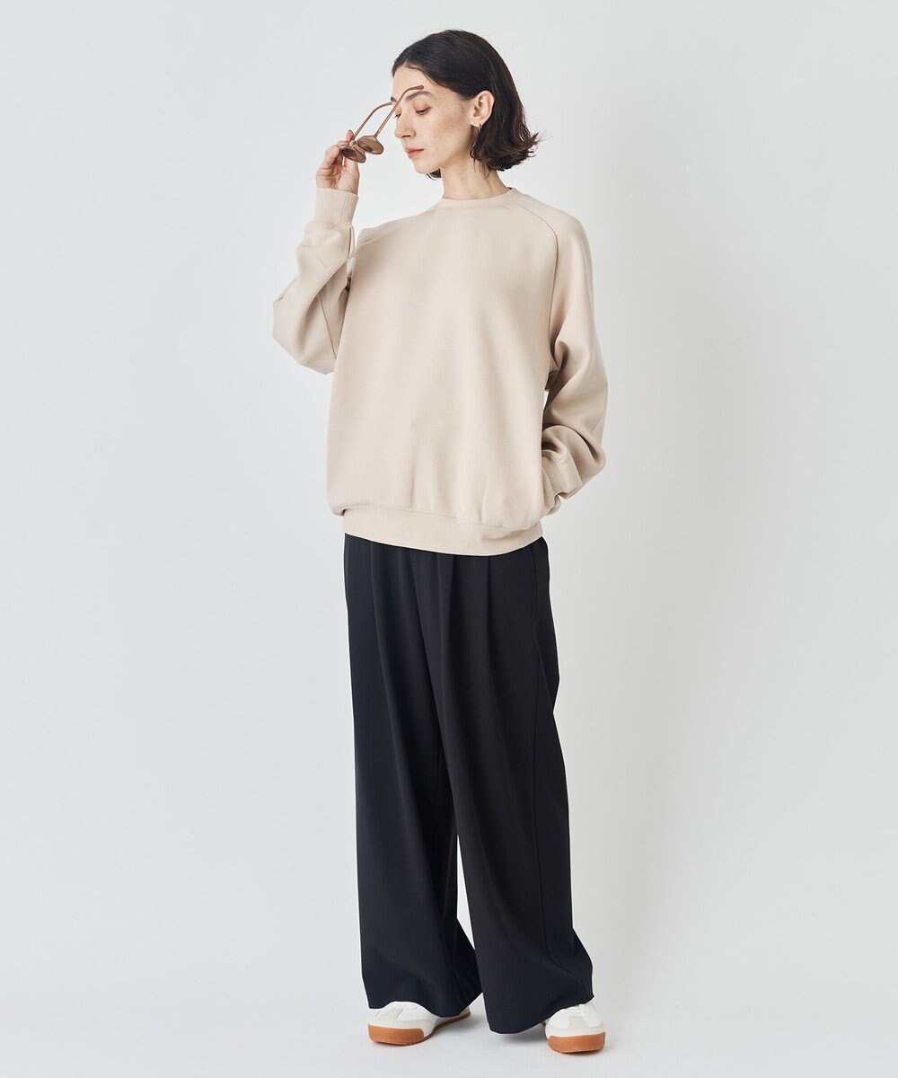 UNFILO マイビューティ タックワイドパンツ 