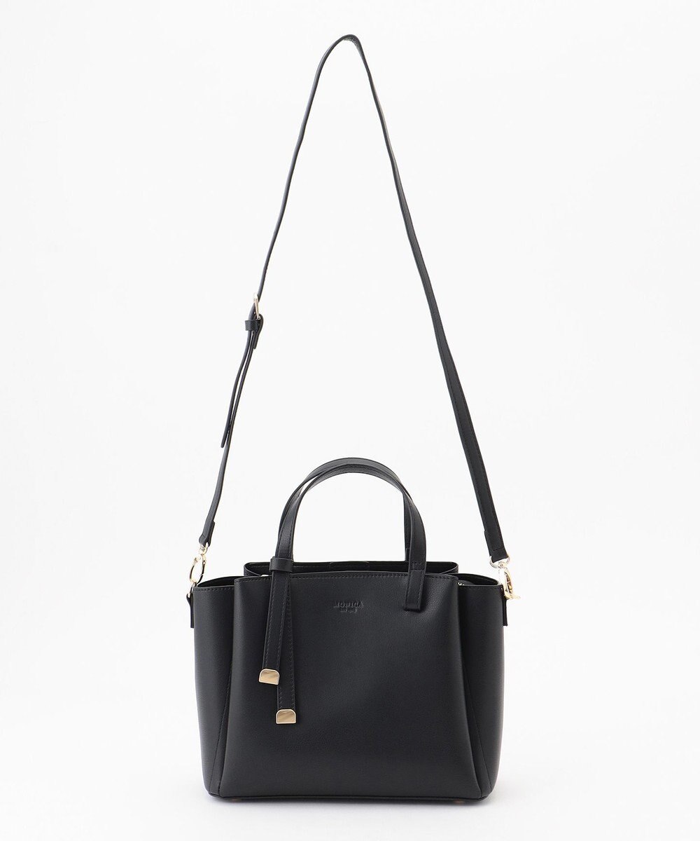 LA BAGAGERIE 【MONICA】ボウタイリボンハンドバッグ 