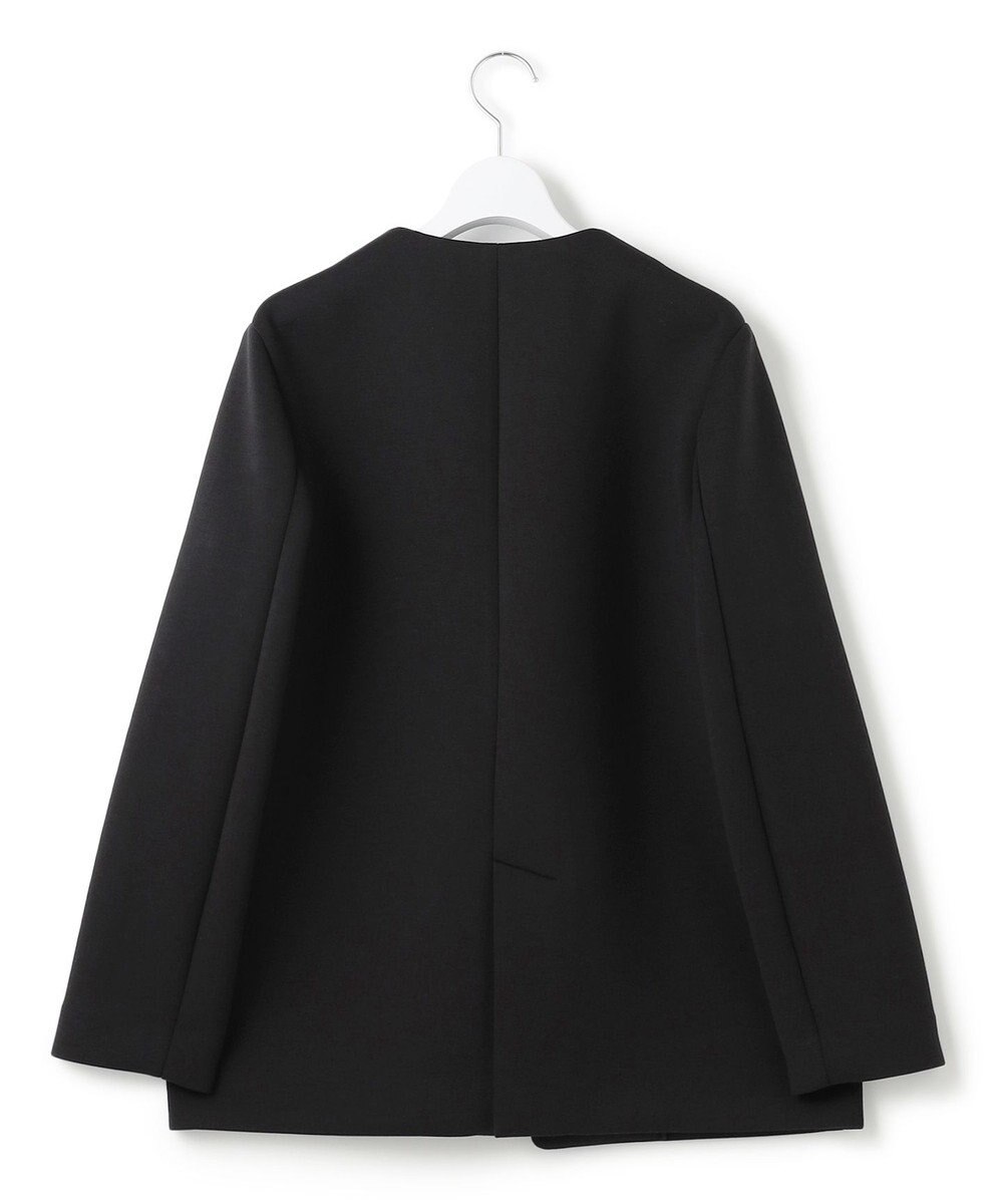 ICB L 【洗える】コンパクトWフェイス ノーカラージャケット 