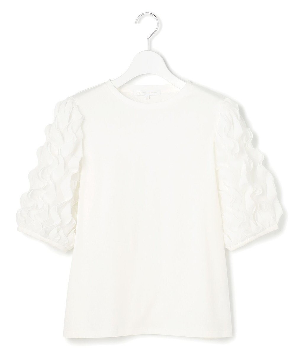 23区 S 【GOLD LABEL】エンブロイダリー コンビ TEE 