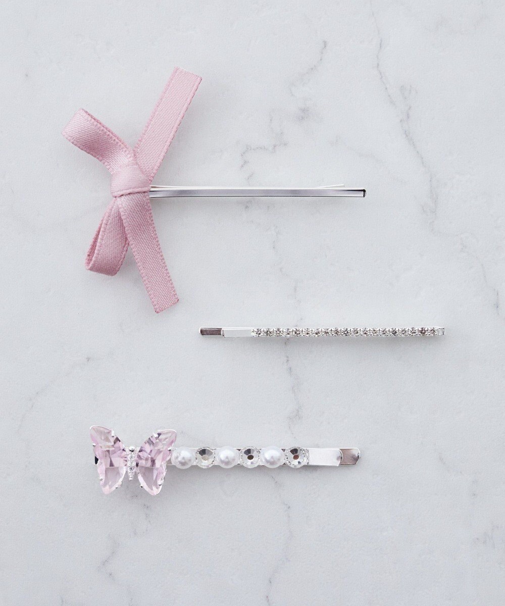 Maison de FLEUR パピヨン3SETピン 