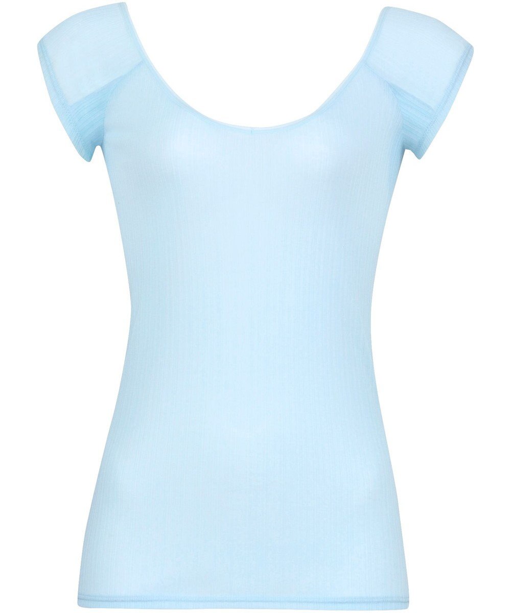 WACOAL インナー 薄くて軽い 綿混リブ素材 抗菌防臭 吸汗速乾性 通気性 夏 半袖 レディース CLC792 /ワコール 