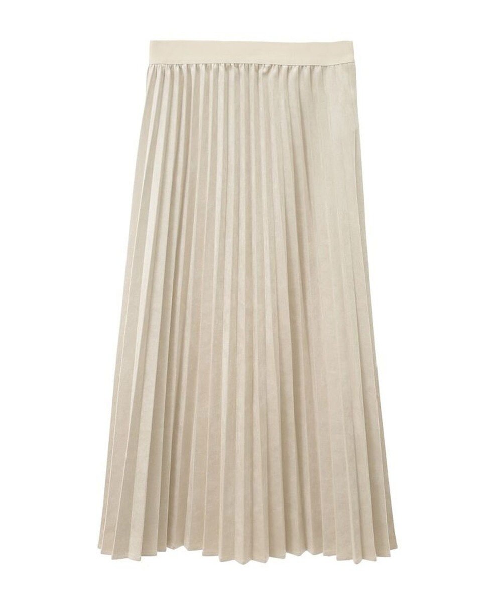 Green Parks マシュマロスエードプリーツスカート 