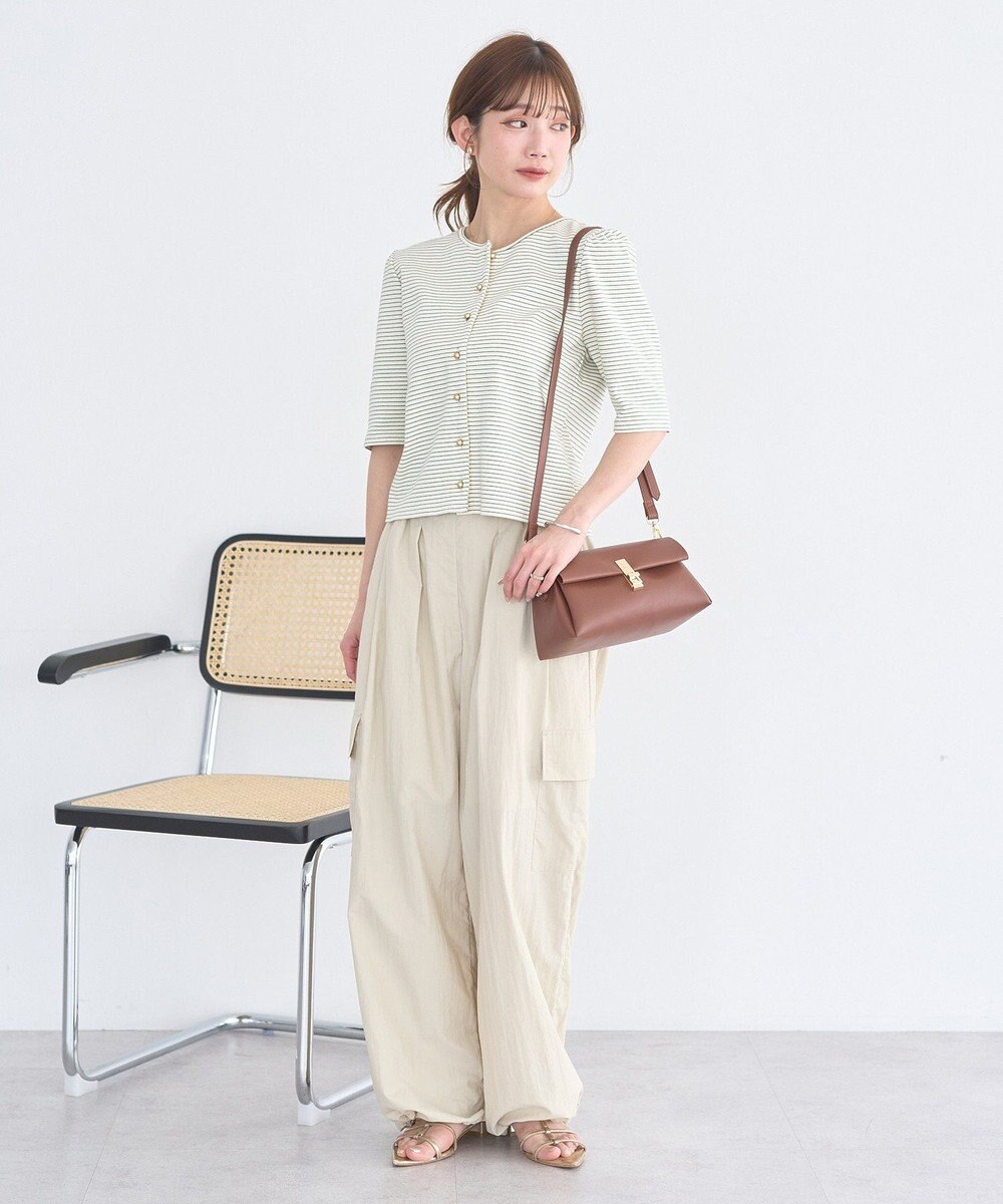 earth music&ecology ビットパーツ付きカーゴパンツ 