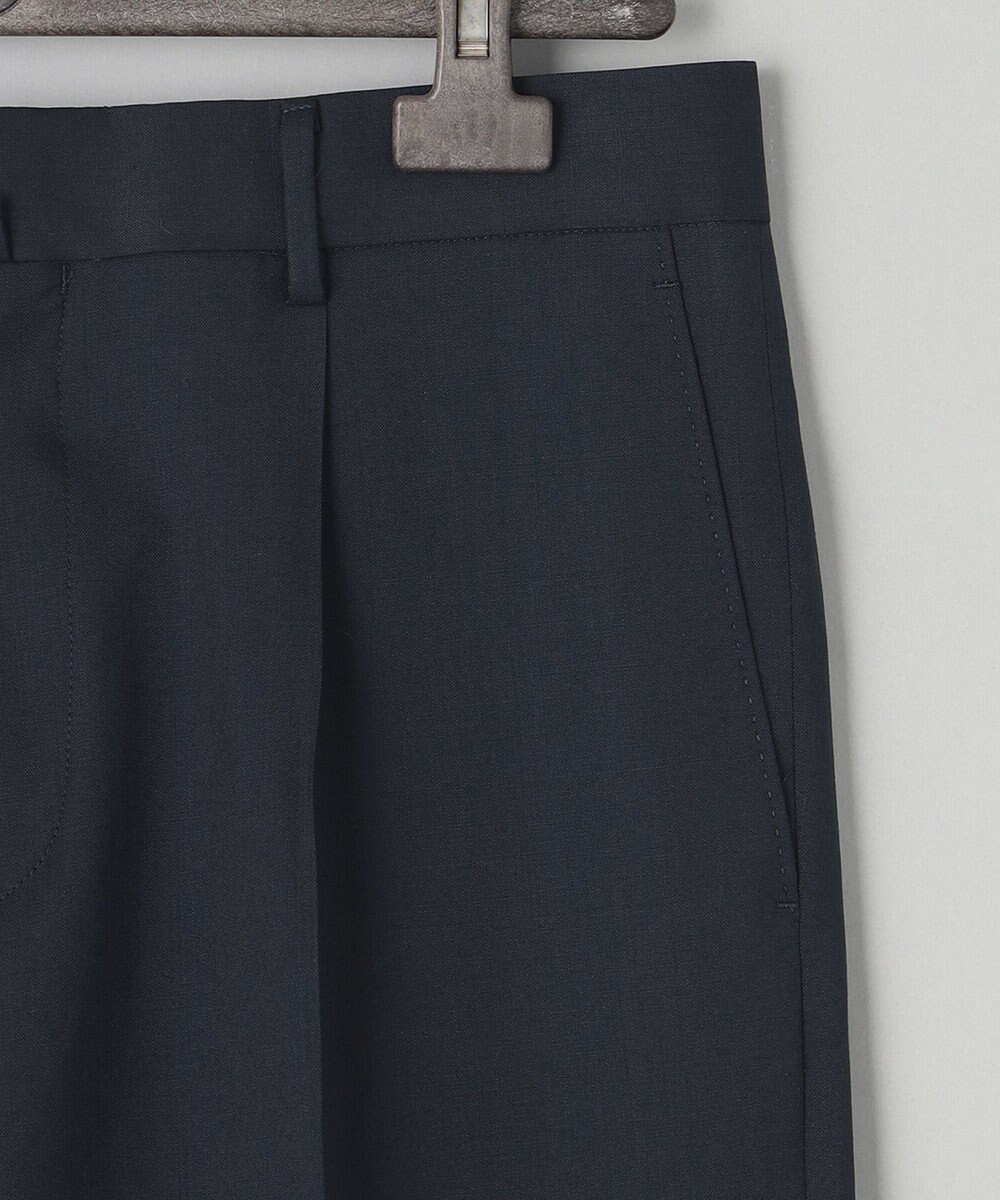 GOTAIRIKU ロングセラー【洗える/折り目加工/シワになりにくい/ウエストアジャスター】ウォッシャブル サマーウール100％パンツ_定番色(1タック)23年モデル 