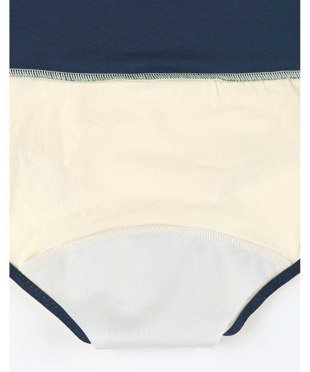 une nana cool 綿ベア天竺 カラーブロッキング サニタリーショーツ 