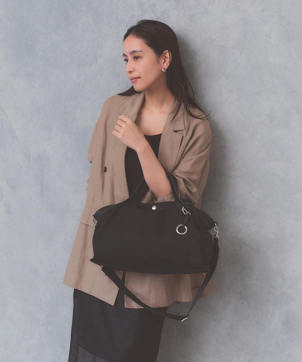 TOPKAPI 【Breath TOPKAPI】MORPH モーフ リンクルナイロン 2way ワイド トートバッグ チャーム付き　軽量 / 撥水 