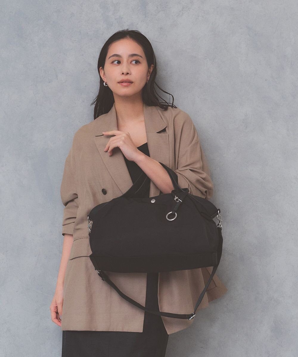 TOPKAPI 【Breath TOPKAPI】MORPH モーフ リンクルナイロン 2way ワイド トートバッグ チャーム付き　軽量 / 撥水 