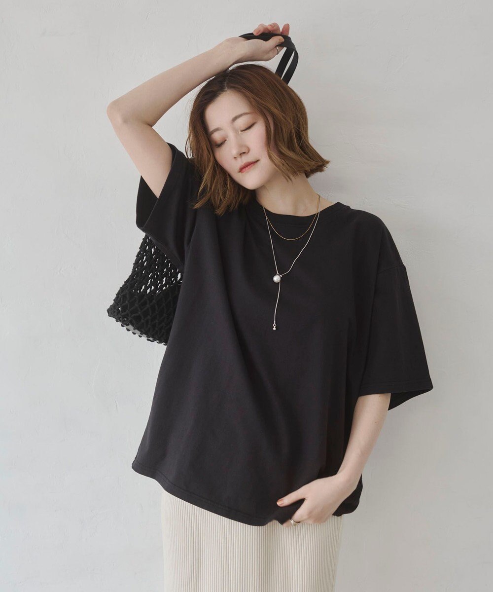 WEGO 【ユニセックス着用ITEM/SMLサイズ展開】コットンクルーネックT（SS） 