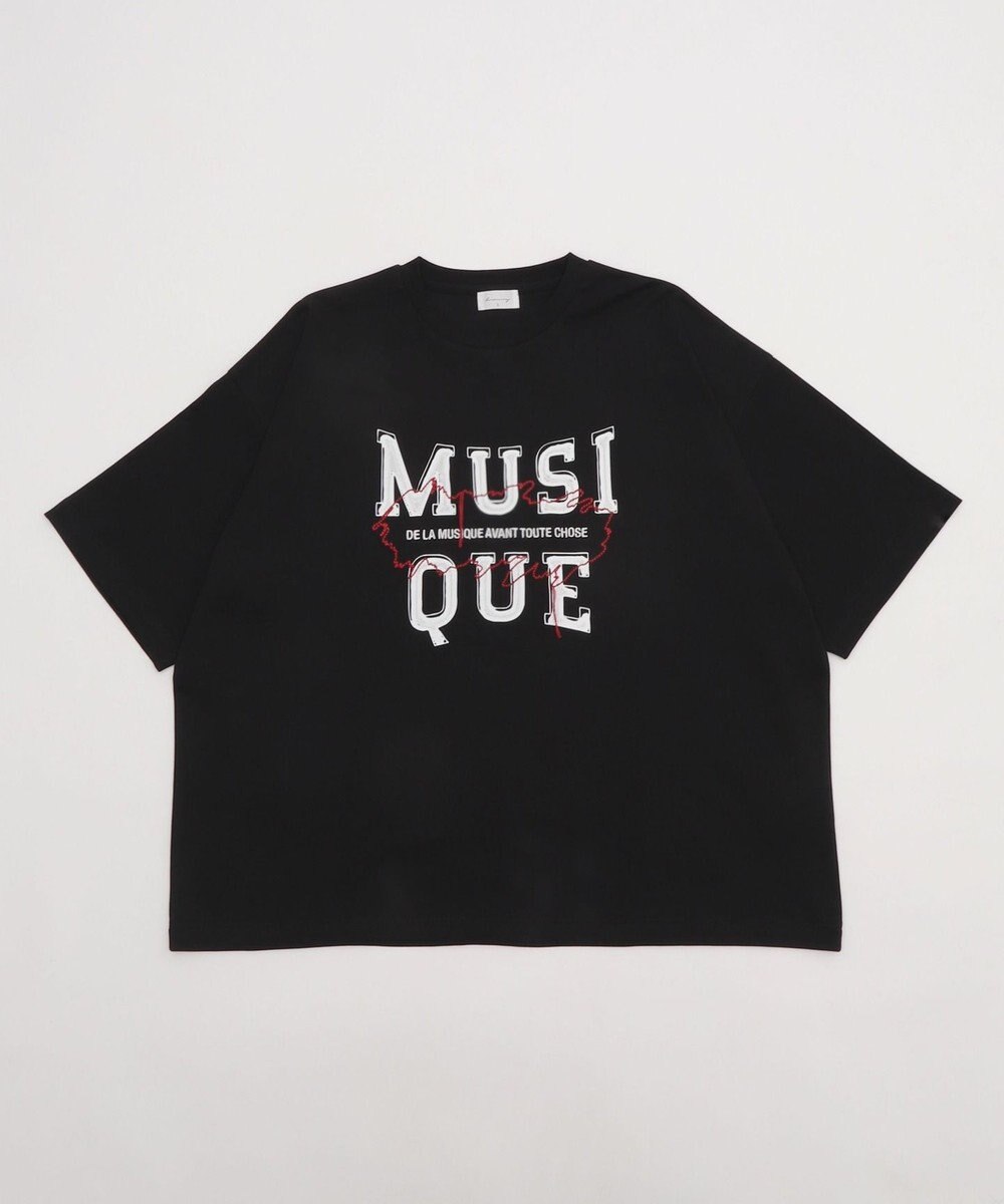 WEGO オフステッチグラフィックT（SS） 