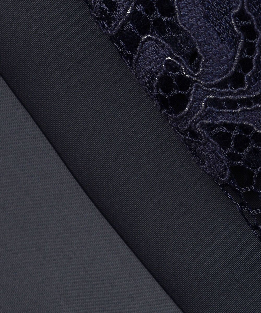 23区 【APPLAUDIR】ノーブルサテン レースコンビドレス 