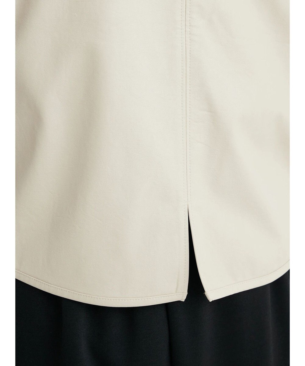 Green Parks フェイクレザーベスト 