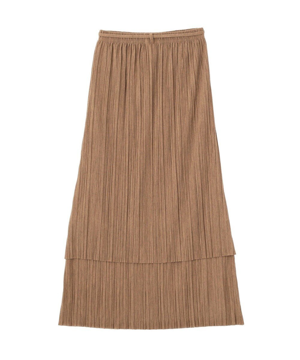 earth music&ecology プリーツレイヤードライクスカート 