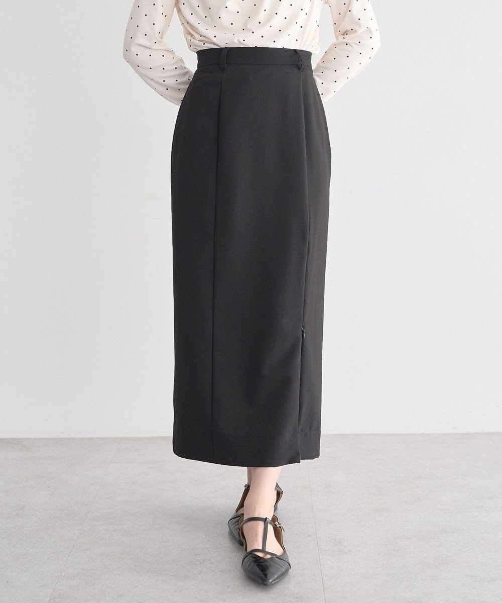 earth music&ecology ジップスリットＩラインスカート 