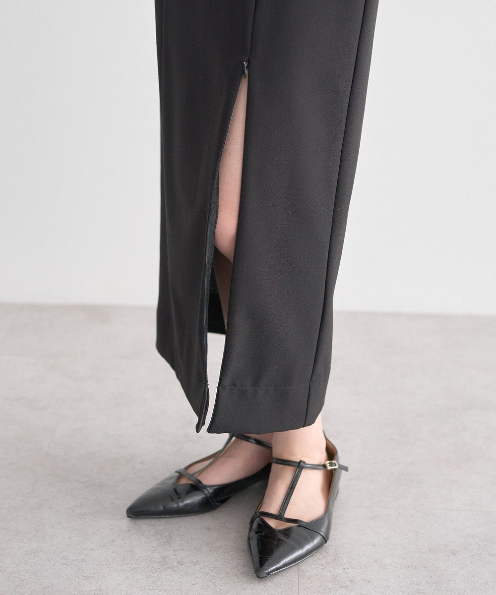 earth music&ecology ジップスリットＩラインスカート 