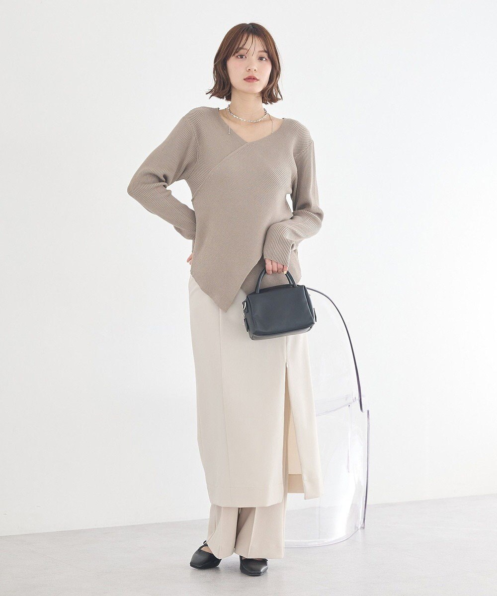 earth music&ecology ジップスリットＩラインスカート 