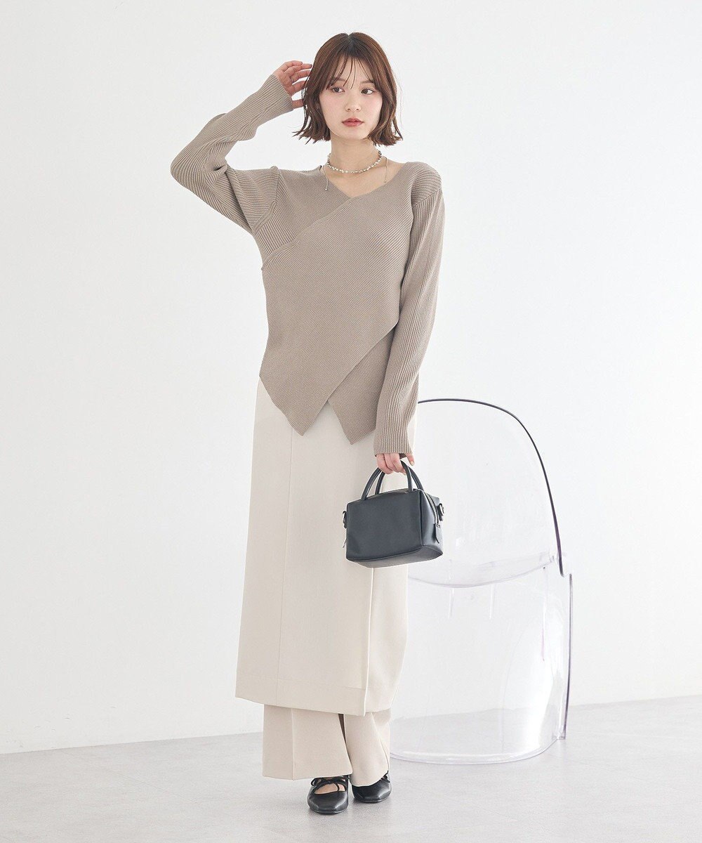 earth music&ecology ジップスリットＩラインスカート 